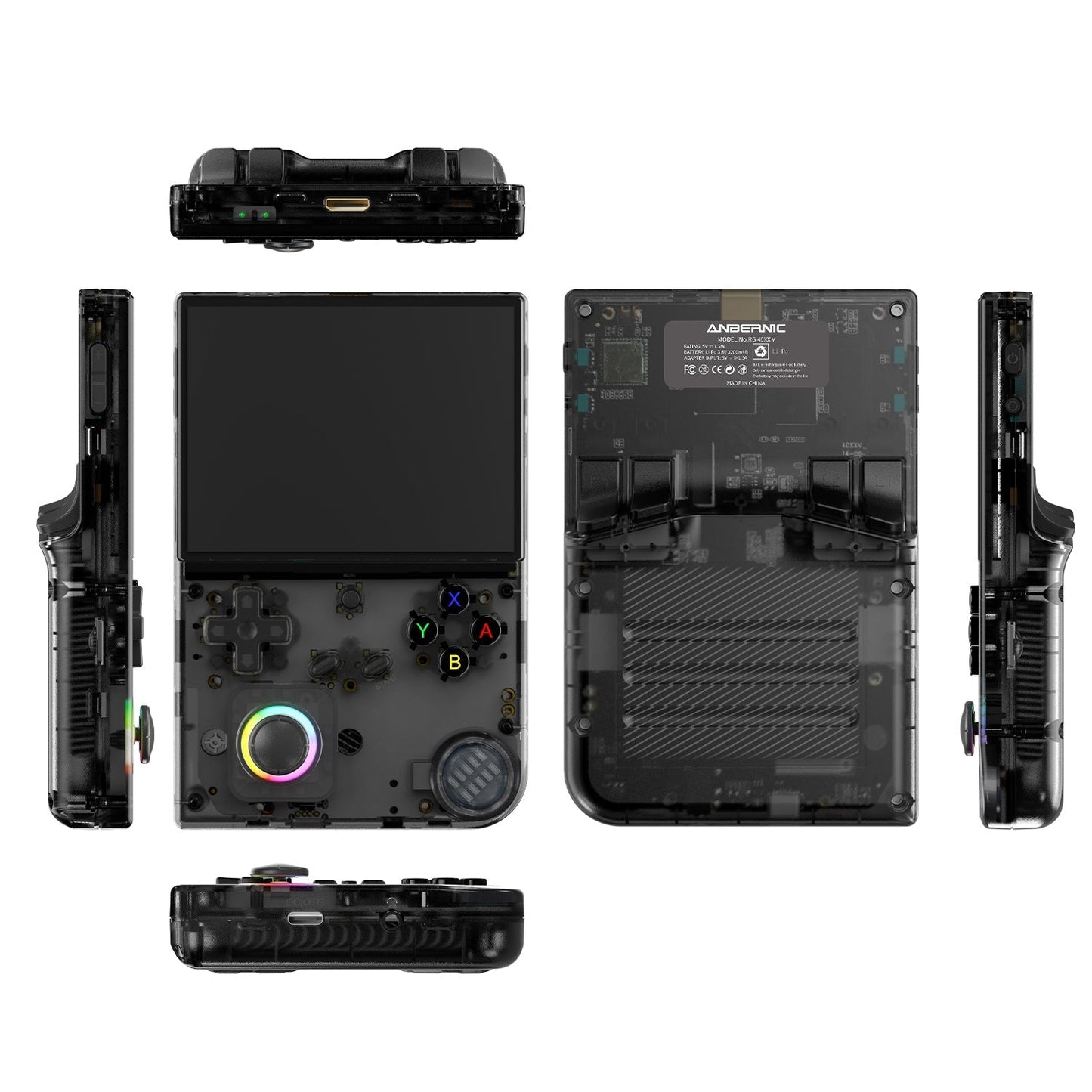 Handheld Game Console Anbernic RG40XX V Vertical with 4.0-inch IPS OCA Full-Lamination, 32GB+64GB, 32GB+128GB or 32GB+256GB Options, Linux