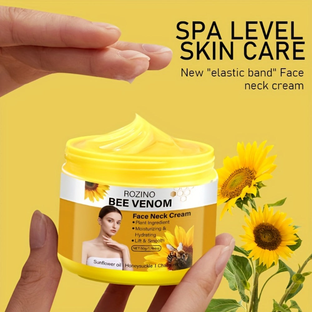 4-Piece ROZINO Bee-Themed Skincare Gift Set with Face and Body Containers in 40g, 50g and 150g Sizes