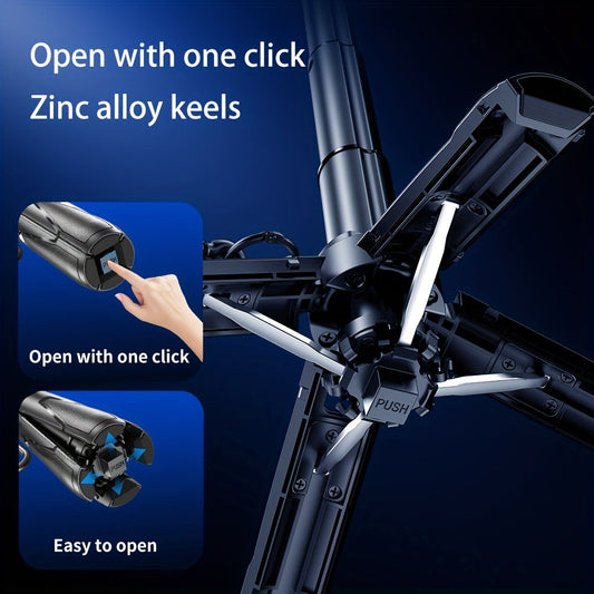 DSLR-Style Grip Selfie Stick Tripod 3-in-1 with 16 Inch Extendable Arm One-Click Unfold Stand & Wireless Bluetooth Remote – Portable Phone Stand for Concerts Hiking Desktop Live Streaming iPhone Android