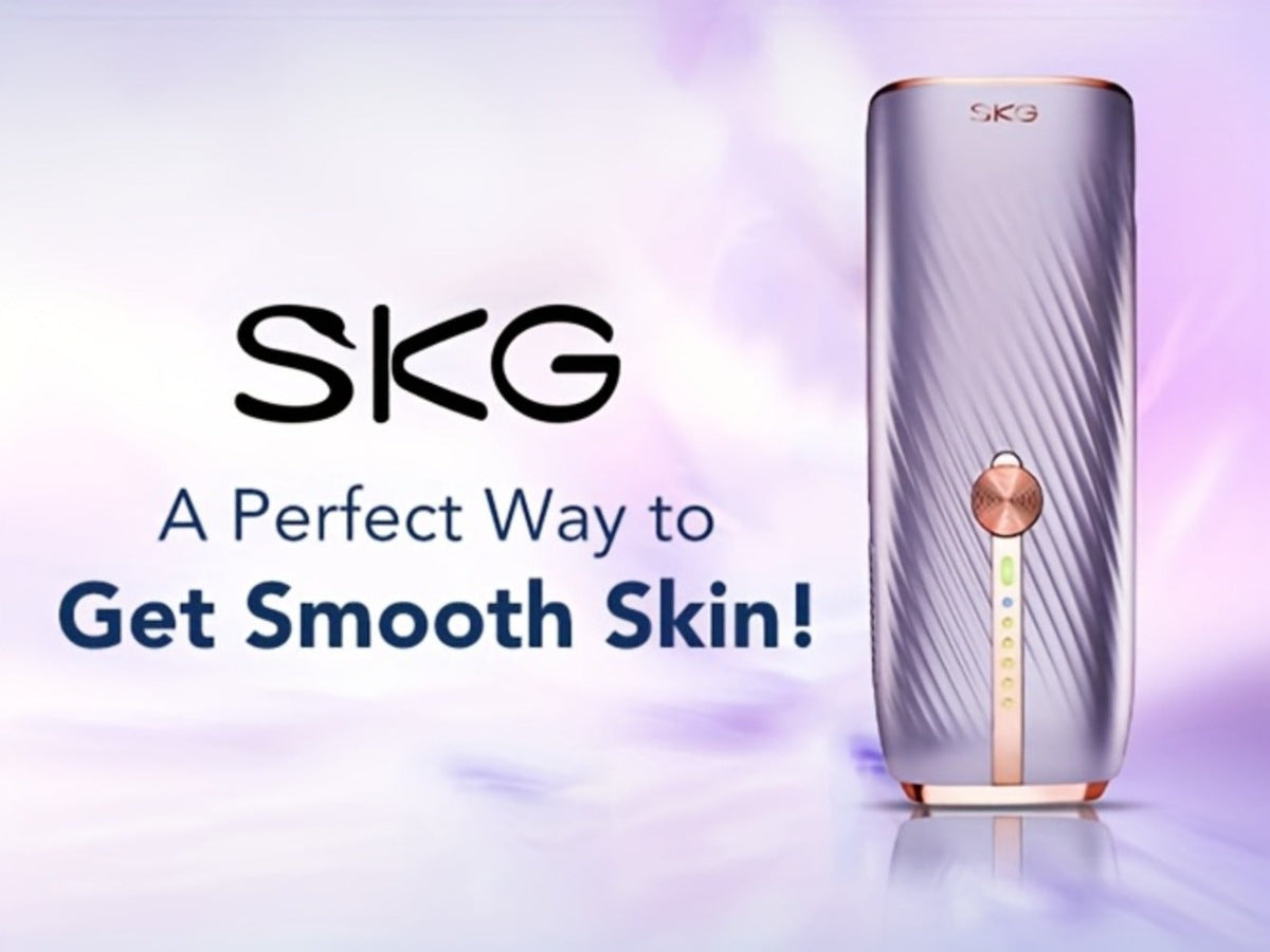 IPL Hair Removal Device Permanent Dual-Pulse Epilator with Red Light Therapy Unlimited for Everyday Face, Beard and Body Grooming