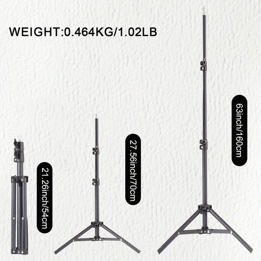 Gooseneck Phone Tripod Stand 63 Inch Flexible with Secure Phone Holder & Retractable Aluminum Base – Portable Adjustable Height for iPhone Android Vlogging Live Streaming Cooking Fitness Video Recording