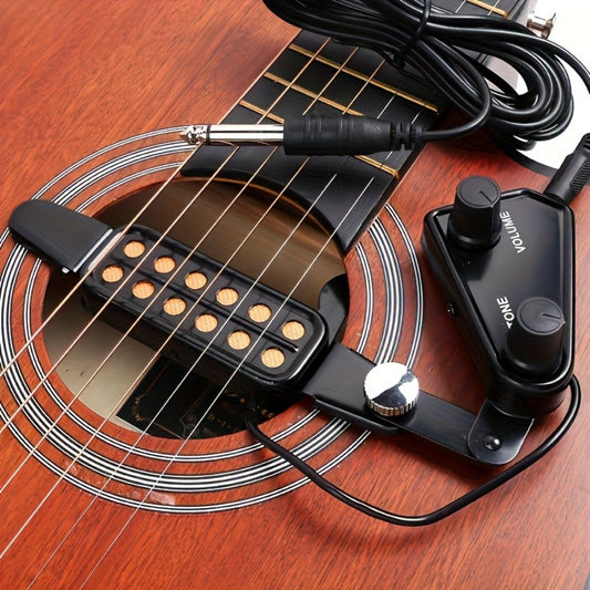 Acoustic Guitar Soundhole Pickup with Volume, Tone and 3-Meter Cable detail image