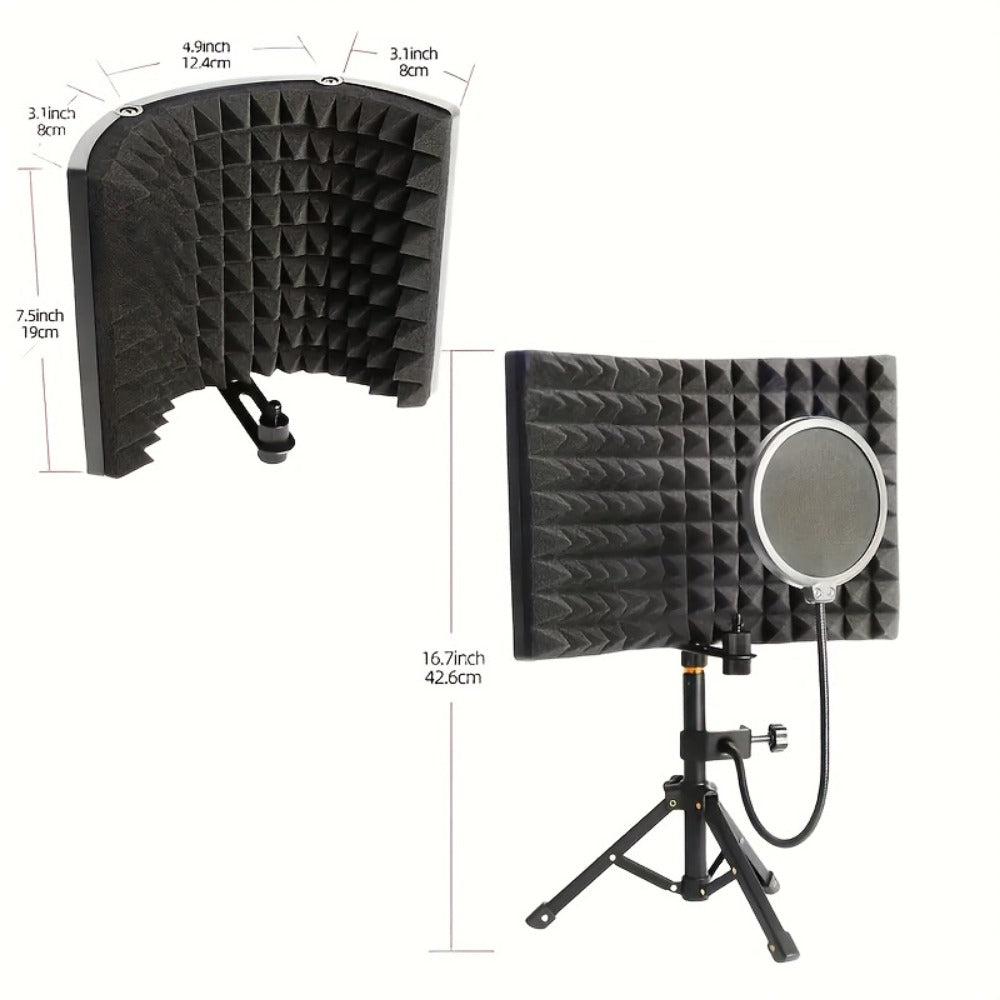 Acoustic Wall Panel, Foldable, Portable for Reducing Room Reflections In Recording detail image - detail view 8