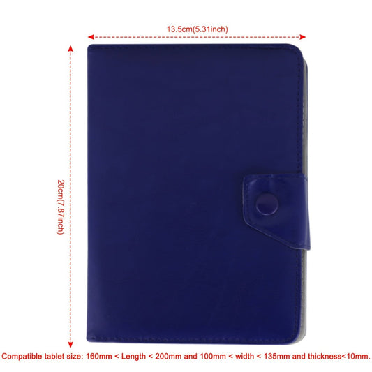 Tablet Sleeve Case 7 8 Inch Universal with Magnetic Closure, Soft Microfiber Interior Anti-Shock Stand Support, Protective Cover Compatible with Most Android Tablets & iPad Mini 7/6/5 – Multiple Colors Dark Blue Black Rose Red Green
