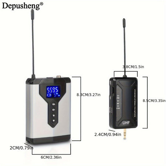Audio Mixer, Rechargeable, Wireless, DEPUSHENG, Lavalier for Live Sound detail image