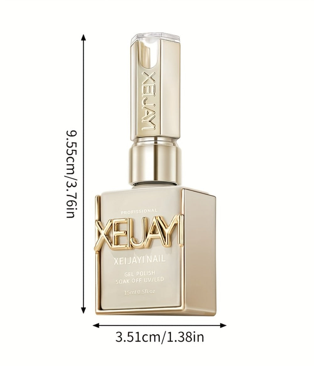 Gel Nail Polish Set with XEIJAYI Label, 8 Magnetic Cat Eye Colors, 0.51oz Bottles and Magnet Tool
