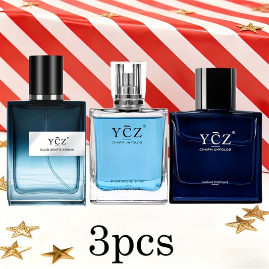 Men's Cologne Gift Set - Eau de Parfum Lavender Fresh & Warm Woody Long Lasting Fragrance, Multi-Piece Sets 2 3 or 4 Bottles, Perfect for Dates Office & Everyday Wear