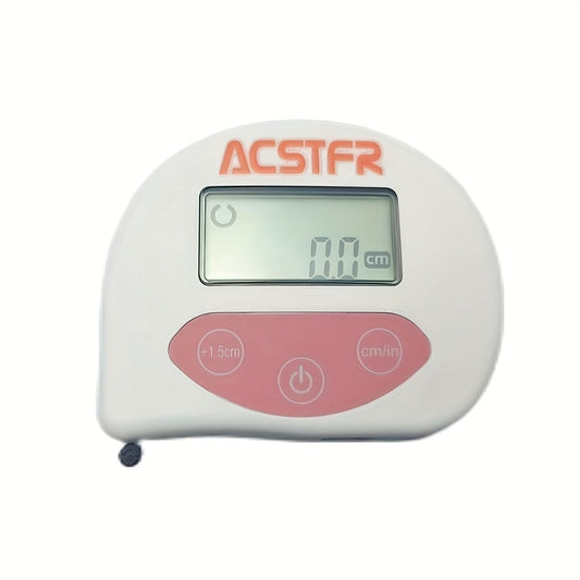 Digital Body Measuring Tape 60 Inch 150cm Smart Retractable Electronic Tape Measure for Weight Loss Waist Hip Chest Arm Body Measurement USB Rechargeable Fitness Tracker Tool