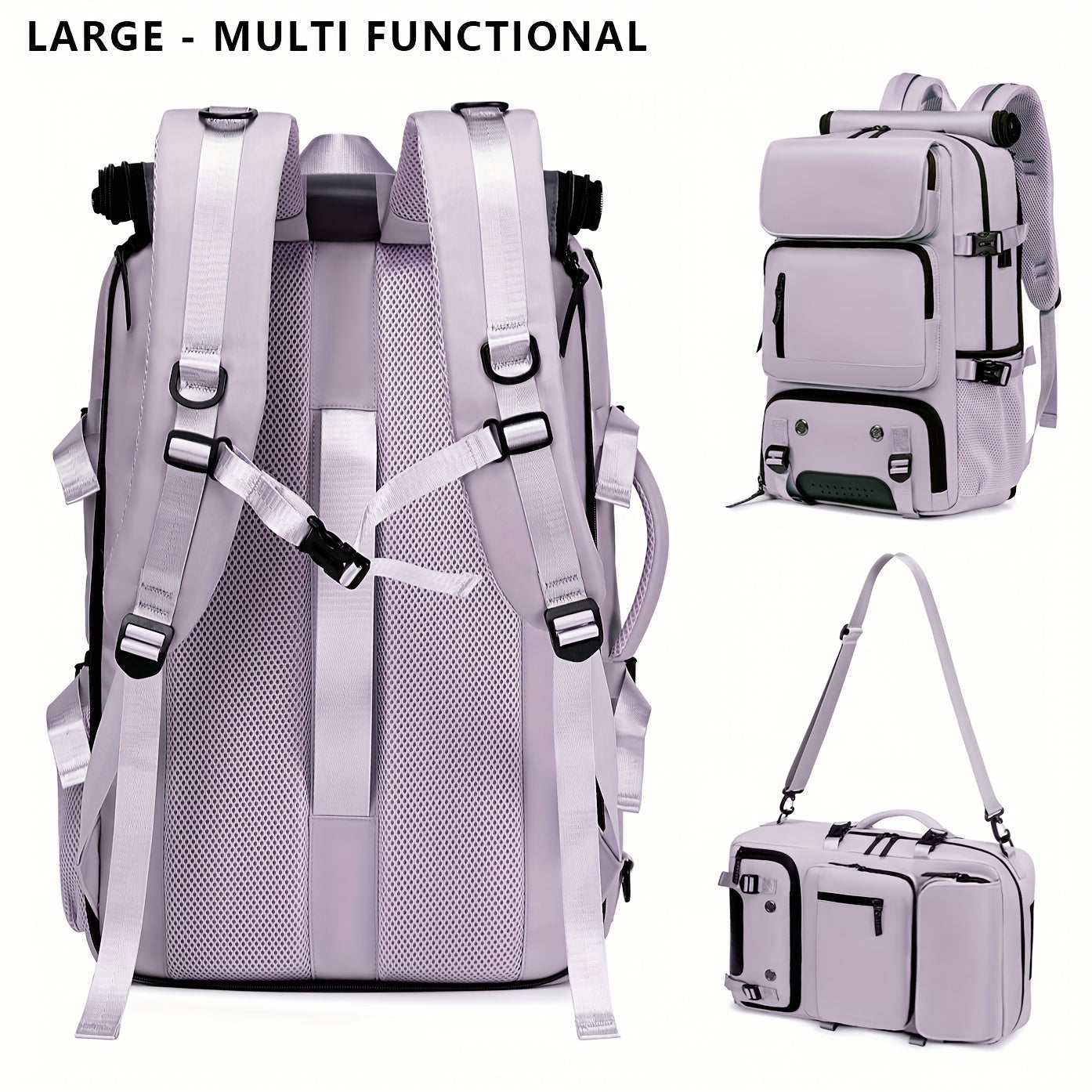 Backpack for Women – Multi-Pocket, for Travel & Work – detail view 20