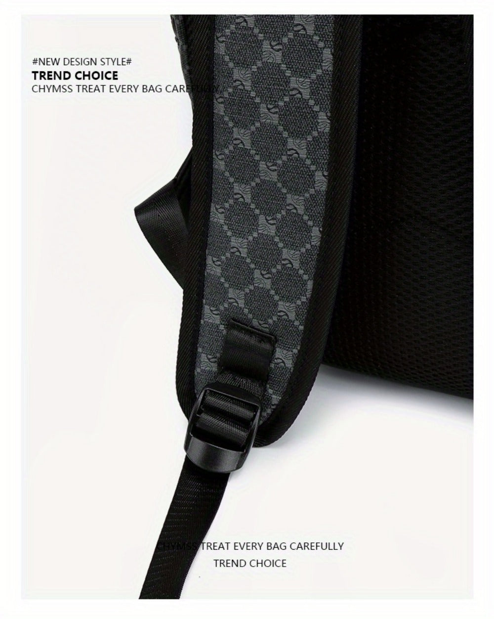 Backpack for Women – PU Leather, Multi-Pocket, Lightweight, for Travel & School – detail view 9