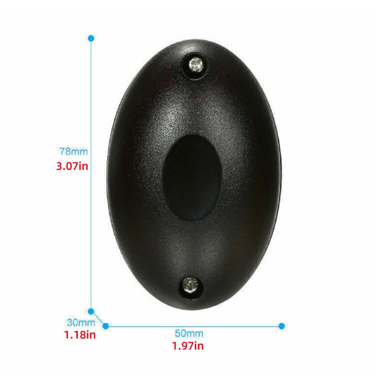 Infrared Beam Sensor Security Alarm, Anti-Jamming Outdoor Indoor Motion Detector, 20M Detection Range, DC 12-24V Perimeter Alarm Sensor for Home Driveway Gate Garage Yard Security System
