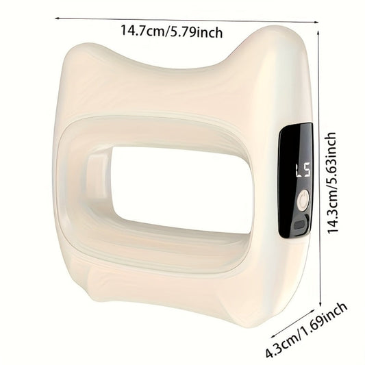 Dual Motor Electric Fascia Ring with Massage Belt – 8 High-Frequency Vibration Modes, Type-C Rechargeable Large Battery, Ergonomic Grip, Upgraded Vibration Massager for Full Body Muscle Relief