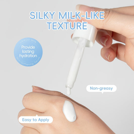 Face Serum with Niacinamide, Shea Butter, Vitamin E and Hyaluronic Acid in a 17ml Milky Dropper Formula