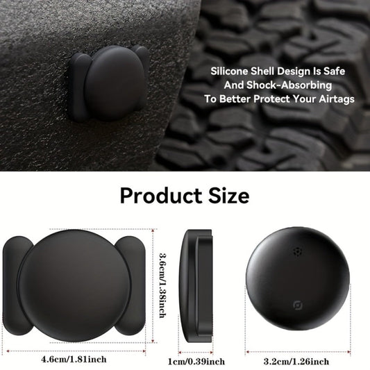 Apple Find My Compatible GPS Tracker – Mini Luggage Tracker with Magnetic Case, No Monthly Fee, Anti-Lost Device for Luggage Bags Keys Wallet, Works with iOS Find My Network