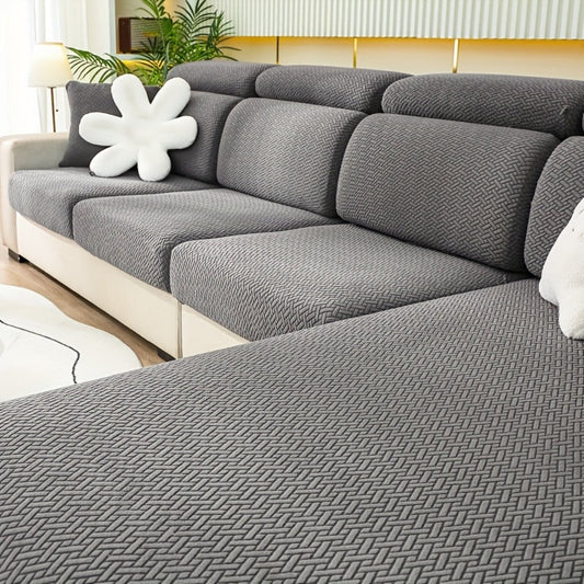 Sofa Cover Sectional Panel Options for Single to 4 Seats, Chaise, Armrest Pair or Backrest in Five Colors