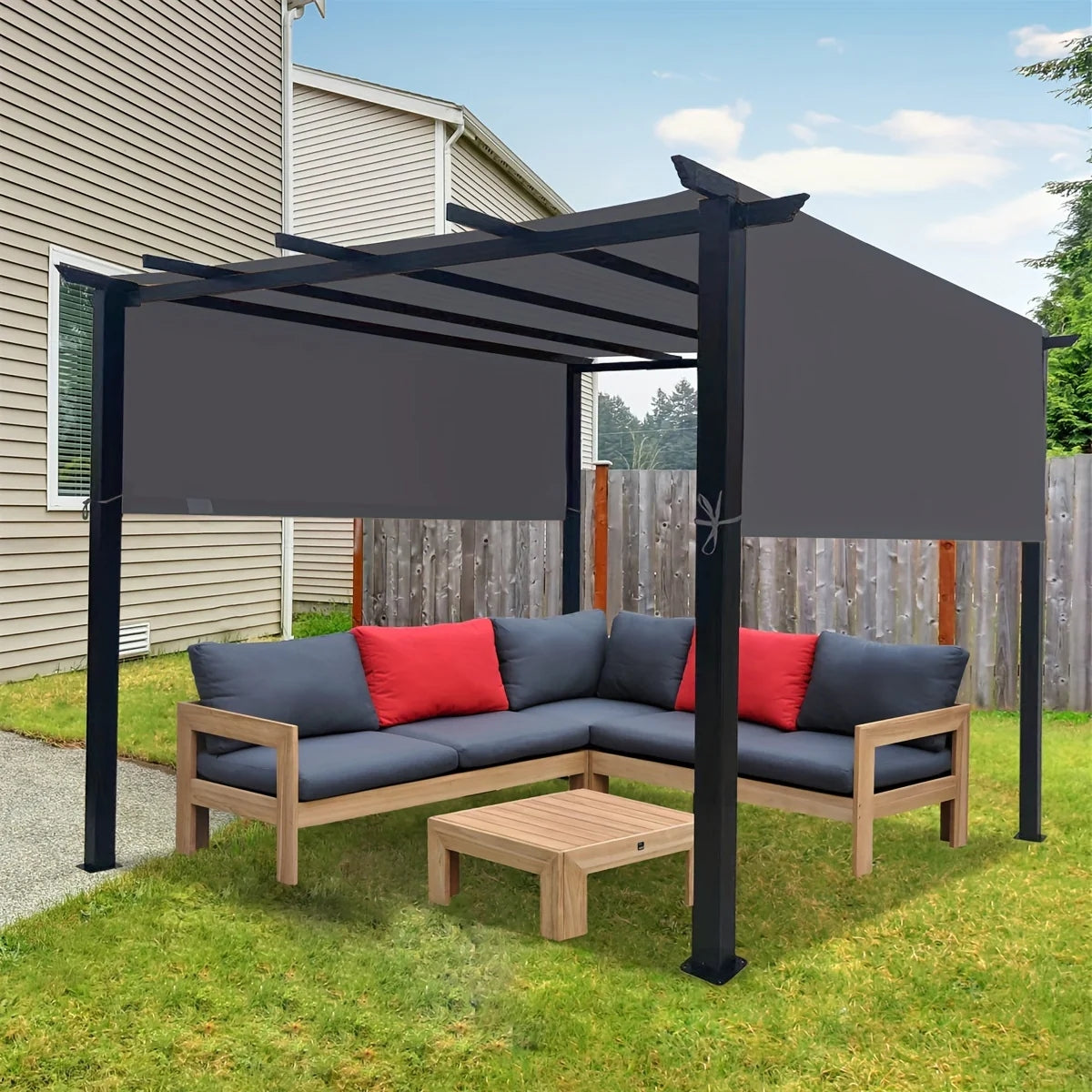 Pergola Replacement Canopy Panel in Eight Colors and Three Lengths for 24 Checkout Options