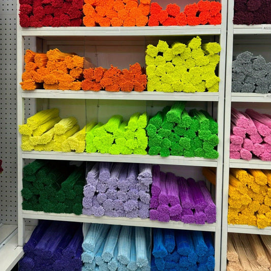 Pipe Cleaners 1020pcs Chenille Stems 20 Colors – Upgraded Thick Fuzzy Sticks with Patterned Rods for Kids Adults Teachers, DIY Arts & Crafts Supplies Bulk Set Birthday Christmas Gift