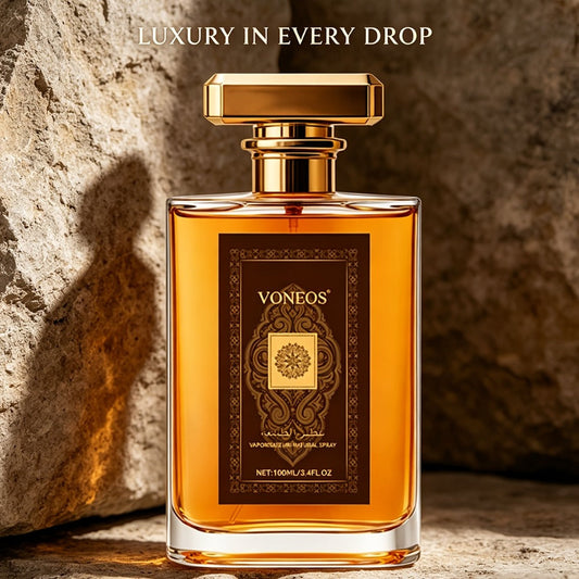 Arabic Cologne for Men Dubai Sudan 3.4 Oz Oriental Oud Fragrance Spray Long Lasting Luxury Gold Bottle Sandalwood Amber Musk Gift for Him 1 2 3 Pcs