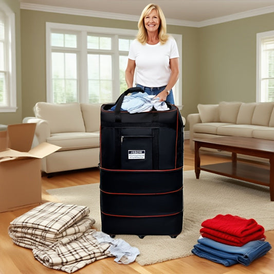 Carry On Luggage – Large Capacity, Expandable, Foldable, for Travel – alternate view