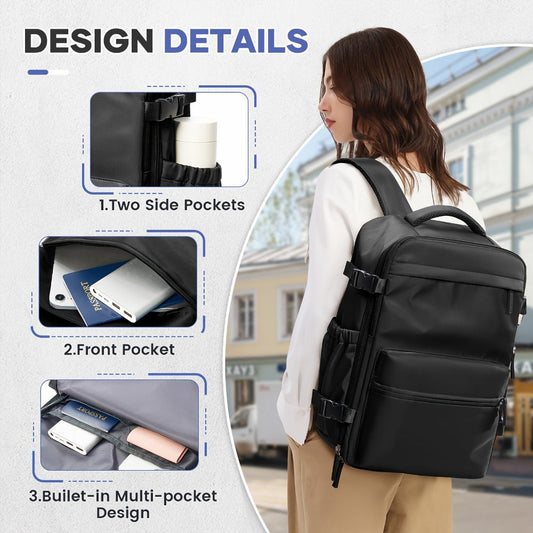 Carry On Luggage – for Travel, Vacuum Compression Air Pump Carry – detail view 4