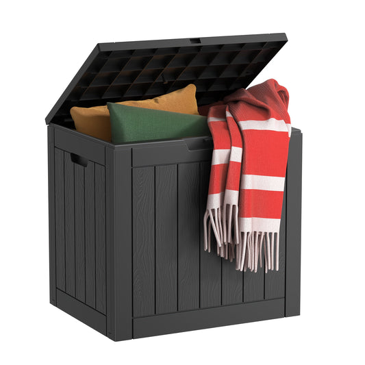 Outdoor Storage Box Lockable Weatherproof | Deck Patio Garden Bench