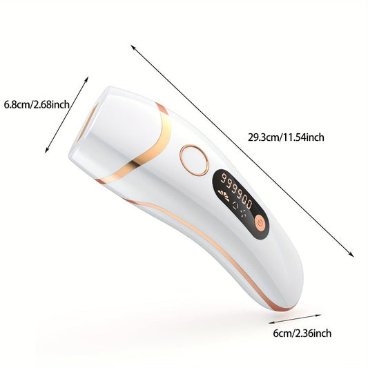 IPL Hair Removal Device for Women & Men, 999,000 Flashes Permanent Hair Remover with 3 Functions (HR/SC/RA), 9 Energy Levels, 2 Light Modes, Full Body Use – Face, Legs, Bikini, Underarms