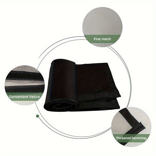 Garage Screen Door Magnetic Closure Heavy Duty Mesh Screen for 2-Car Garage, Hands-Free Walk-Through, Weather Resistant Pest Proof Bug Barrier, Easy Install, Fits Single & Double Garage Door Openings