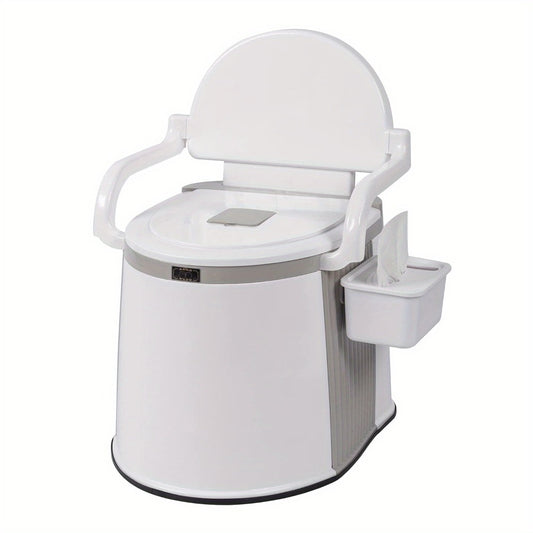 Portable Toilet for RV Camping – Lightweight Porta Potty, 330 LB Capacity, Detachable Inner Bucket, Doubles as Chair, for Boat, Van, Hiking & Outdoor Use