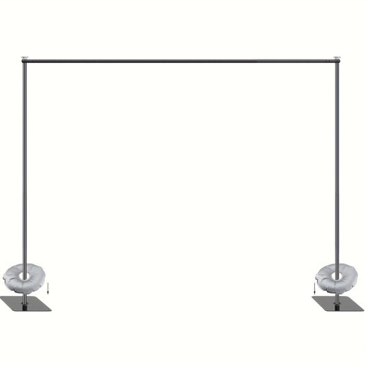 Adjustable Backdrop Stand 10x6.5ft Heavy Duty Metal Background Support System | Photo Studio, Wedding, Birthday Party & Event Photography Stand with Carrying Bag