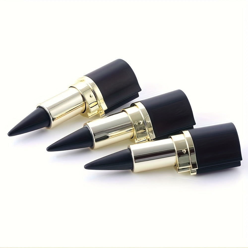 Waterproof Eyeliner Pencil 5 Pack Matte Black Smudge-Proof Long-Lasting Cream Formula – Fade-Resistant Easy Apply Liner Set for Beginners Smoky Eye Everyday Makeup Waterline Safe Women