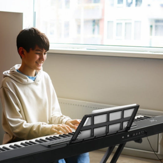 Digital Piano, Portable, Stereo, 88-Key, Semi-Weighted, Hammer for Piano Lessons detail image