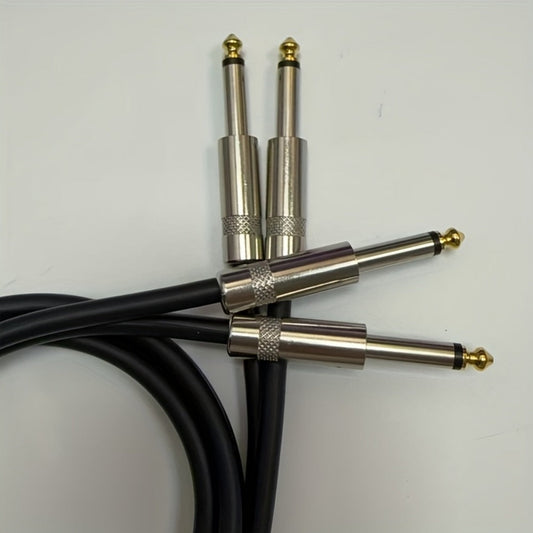 Dual 1/4-Inch TS Audio Cable for Speakers, Amplifiers, Mixers and Recorders detail image