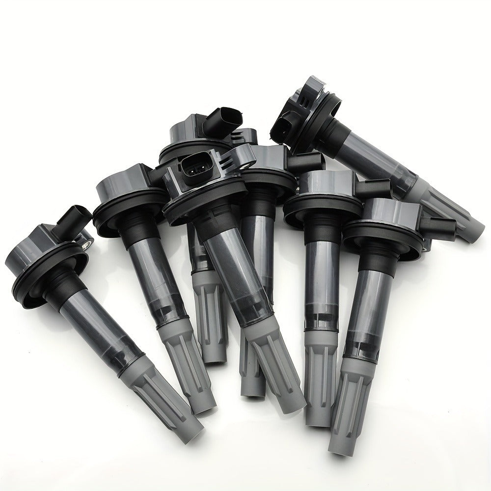 Ignition Coil & Iridium Spark Plug Kit 8-Pack for 2011-2020 Ford F-150 Mustang Lobo 5.0L V8 UF622 SP411 Direct Fit OEM Replacement Pure Copper Wire Coil