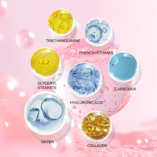 Hyaluronic Acid Face Mask 36pcs 3 Boxes – Glycerin & Collagen Deep Hydrating Sheet Masks, Unscented Moisturizing Facial Masks for All Skin Types, Valentine Gift