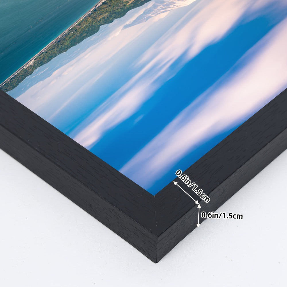 Picture Frames Collage Wall Decor 15pcs - Photo Gallery Frame Set Multi Size 8x10 5x7 4x6 for Wall Mounting & Tabletop Display, Family Photo Board, Black Frames for Home, School & Holiday Decor