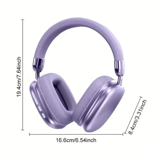 HiFi Deep Bass Noise Cancelling Wireless Earphones with Built-In HD Microphone, Stereo In-Ear Headphones for Travel Office Laptop Phone, Comfortable All-Day Fit, Gift for Men Women