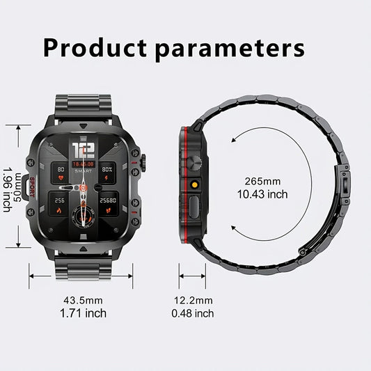 Smartwatch 2-in-1 with Built-In Wireless Earbuds, Calling, Music, Camera and Strap Options