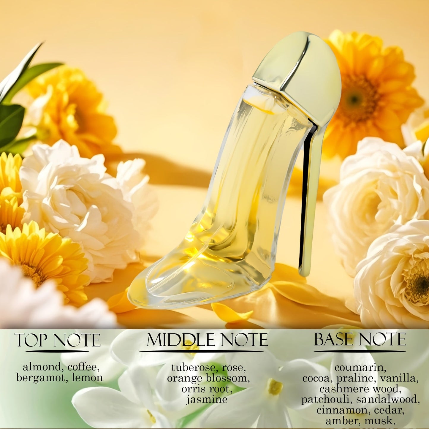 Perfume for Women 100ml Floral Oriental Gourmand Collection in Four Note-Led Bottle Styles