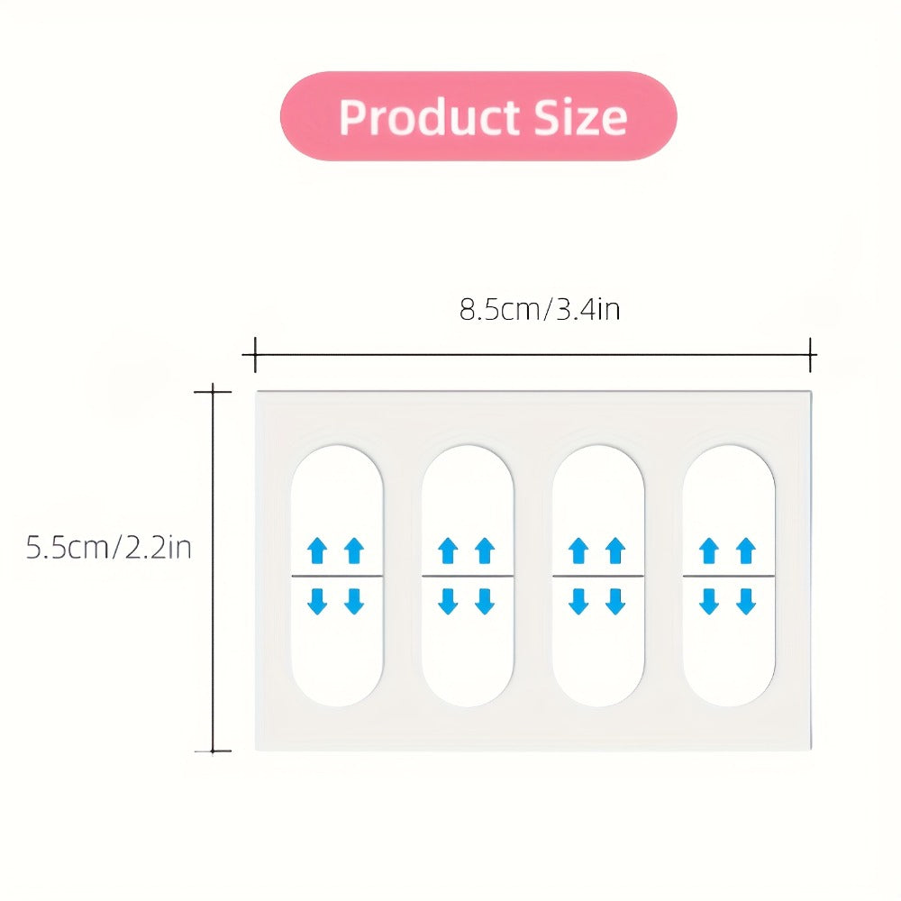 Ninety-Nine-Piece Invisible Face Lift Tape Set with Adjustable Elastic Strips for Jawline and Neck Styling