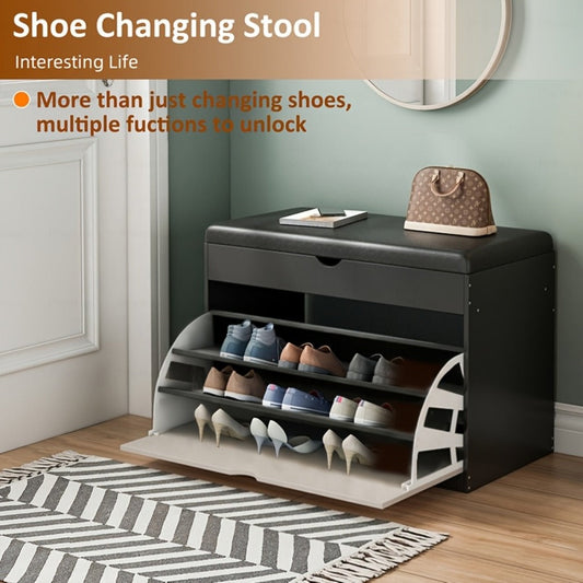 Entryway Bench with Padded Seat for Comfortable Everyday Seating detail image