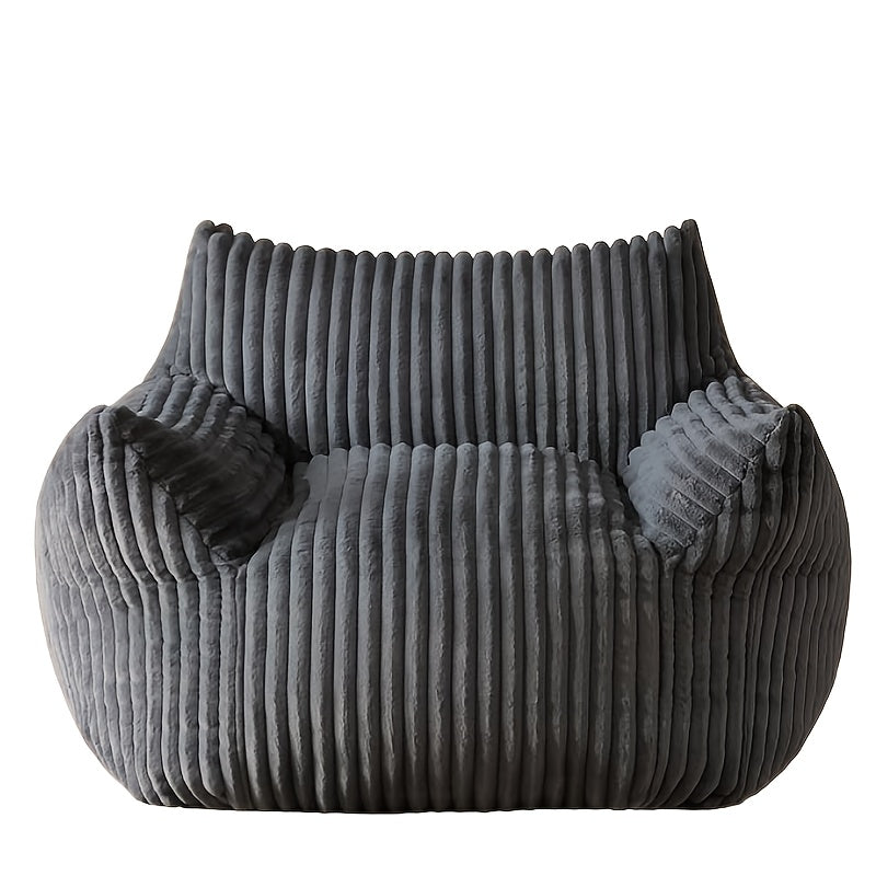 Bean Bag Chair shown in the Black - No Foot Pedal option