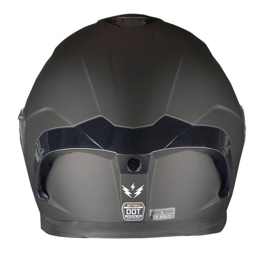 Full Face Motorcycle Helmet DOT Approved – Dual Visor Anti-Fog Pinlock Shield, Street Bike Adult Helmet with Sun Inner Shield, Aerodynamic Thermoplastic Shell, S/M/L/XL