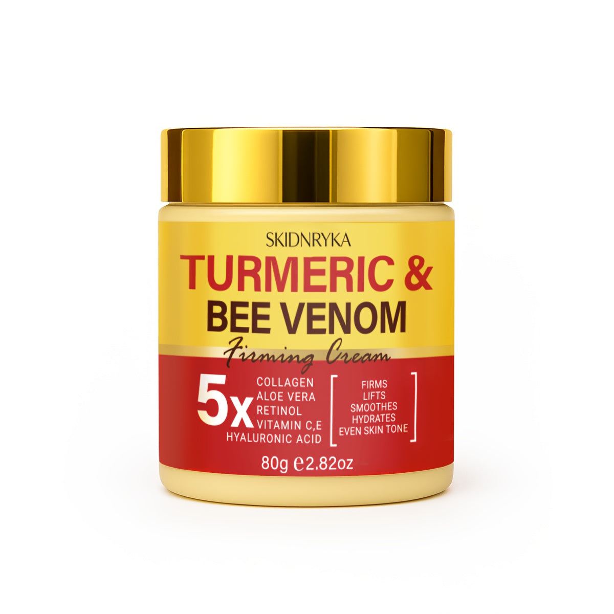 Face Cream Retinol Bee Venom Formula with Turmeric and Collagen in One-Piece or Two-Piece Options