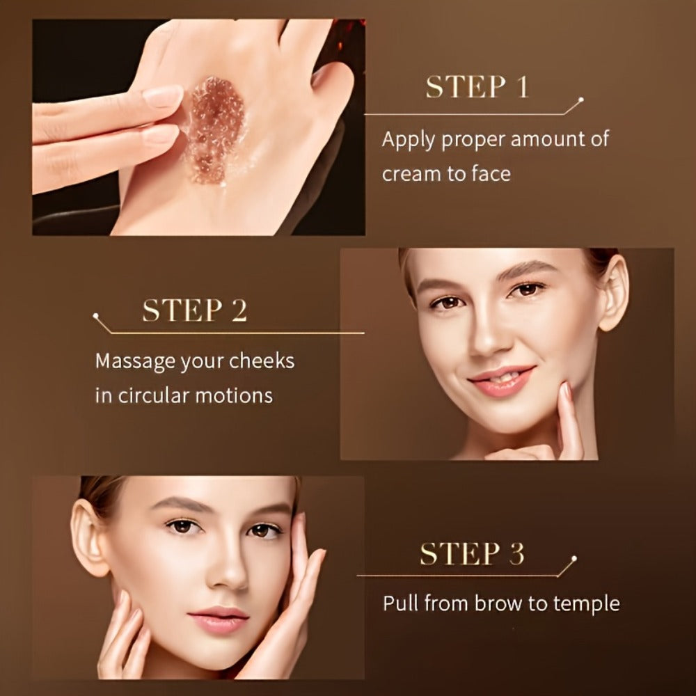 Face Cream Reishi Mushroom Collagen 30g Formula with Hyaluronic Acid in an Alcohol-Free Jar