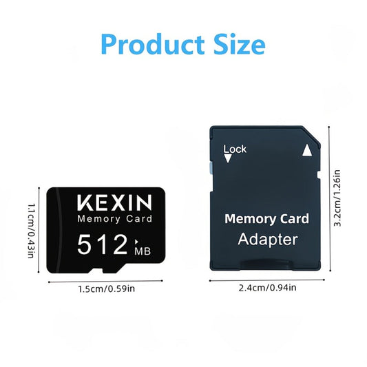 Micro SD Card 5 Pack 128MB 512MB Class 4 TF Flash Memory Cards – Multi-Device Storage for Camera Car Audio GPS Game Console Tablet Phone Laptop MP3 Player