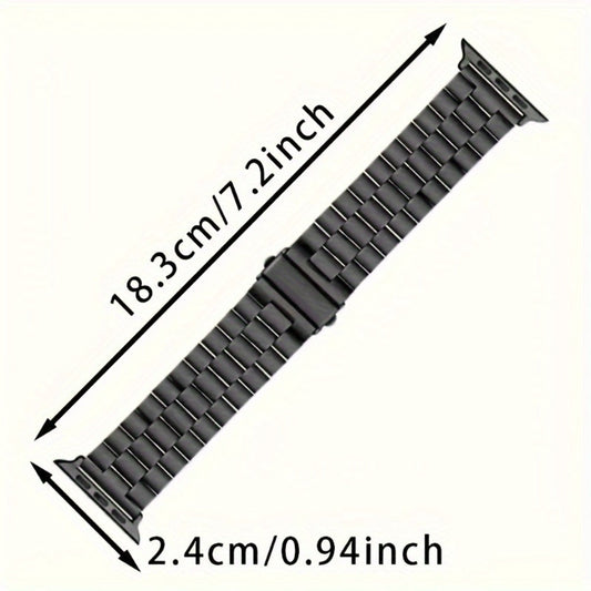 Fashion Watch - Apple Band Stainless Steel with Remover Tool - Compatible with Apple Ultra - product detail view 2