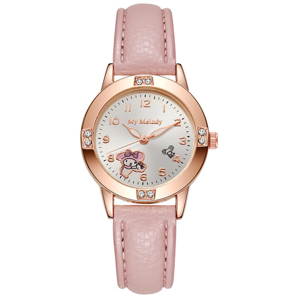 Fashion Watch - Cute Cartoon Character Set of 5 - Kawaii Anime Wristwatch Bundle for Girls - product detail view 10