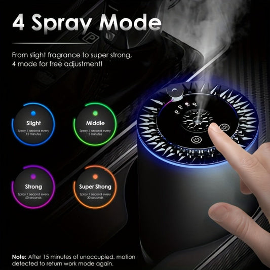 Rechargeable Cordless Car Diffuser with Starry Sky Roof Projection – Ultrasonic Aromatherapy Car Air Freshener, Battery & USB Powered, Fits All Cars, Refill Liquid Available | Auto Interior Gift
