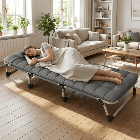 Foldable Bed Frame with Tool-Free Assembly for Bedroom Comfort and Support detail image