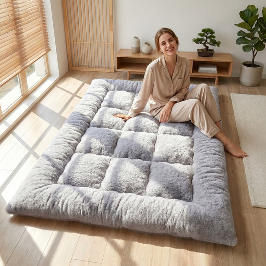 Foldable Floor Mattress, Foldable Sleeping Mat for Bedroom Comfort and Support detail image